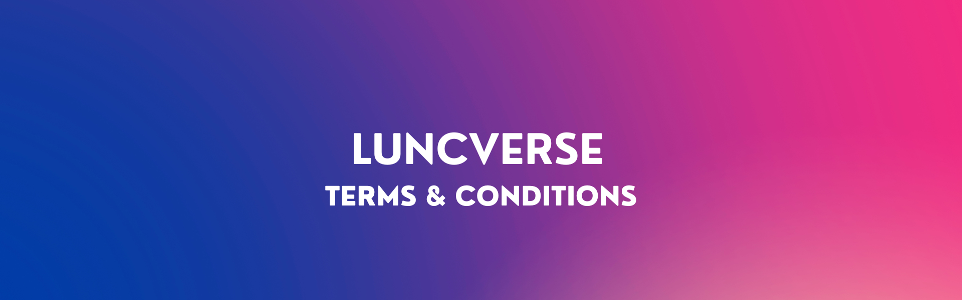 Terms and Conditions